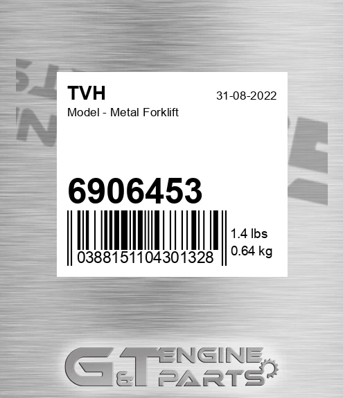 6906453 Model - Metal Forklift