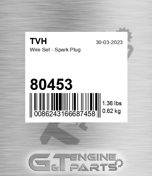 80453 Wire Set - Spark Plug