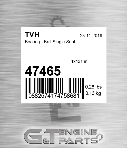 47465 Bearing - Ball Single Seal