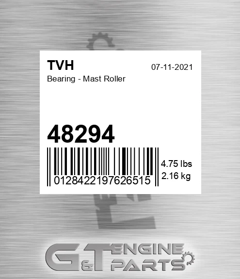 48294 Bearing - Mast Roller