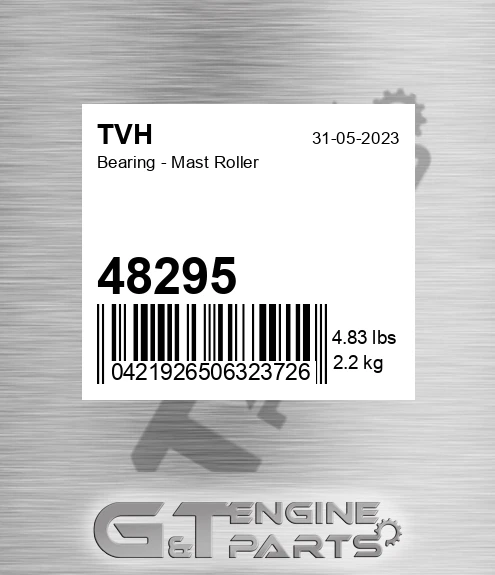 48295 Bearing - Mast Roller