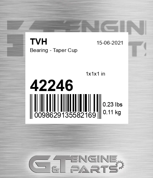 42246 Bearing - Taper Cup