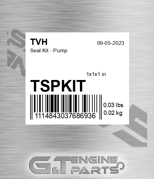TSPKIT Seal Kit - Pump