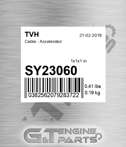 SY23060 Cable - Accelerator