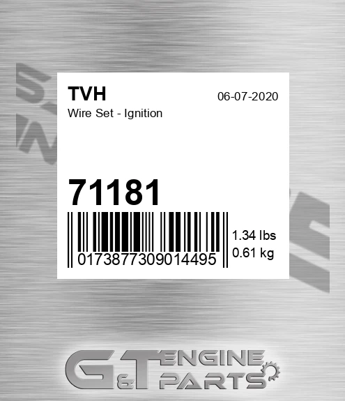71181 Wire Set - Ignition