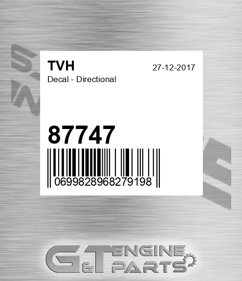 87747 Decal - Directional