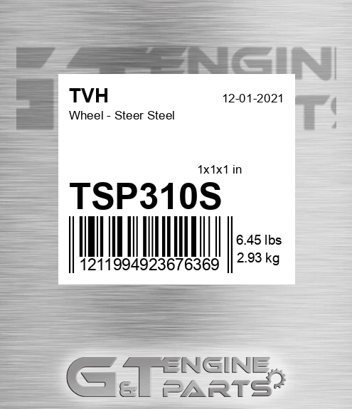 TSP310S Wheel - Steer Steel
