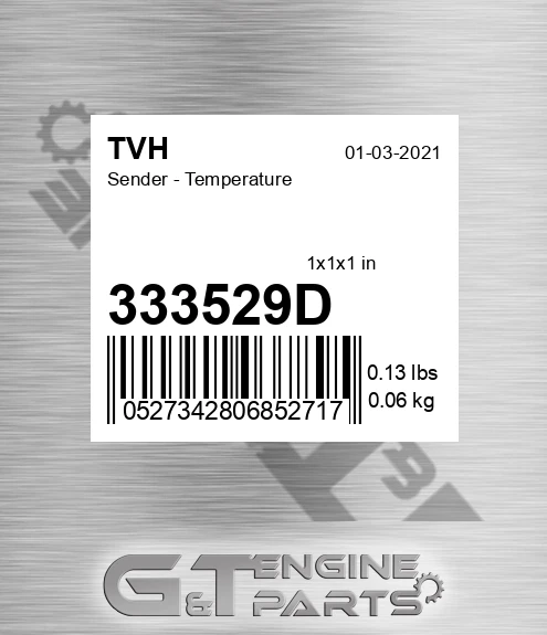 333529D Sender - Temperature