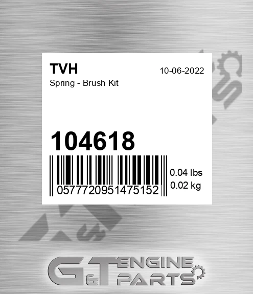 104618 Spring - Brush Kit