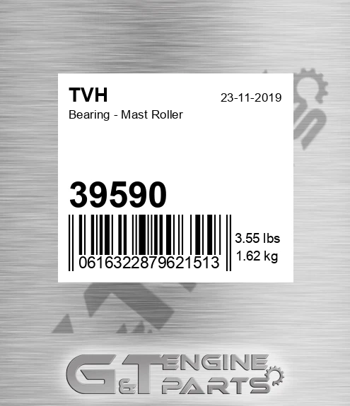 39590 Bearing - Mast Roller