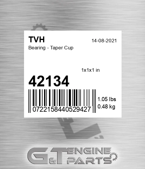 42134 Bearing - Taper Cup