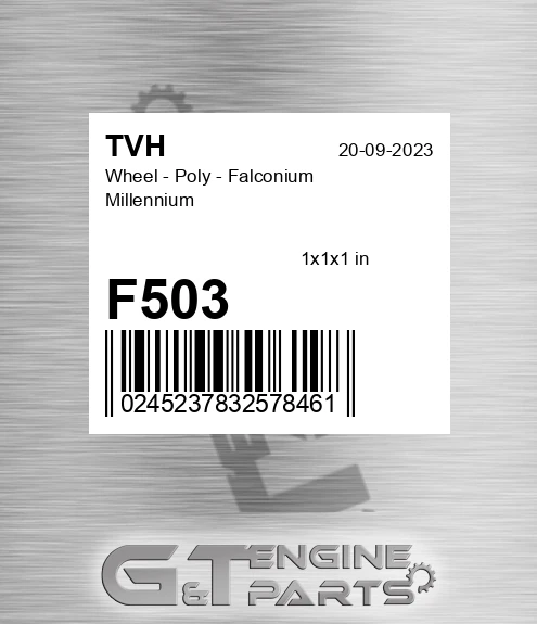 F503 Wheel - Poly - Falconium Millennium