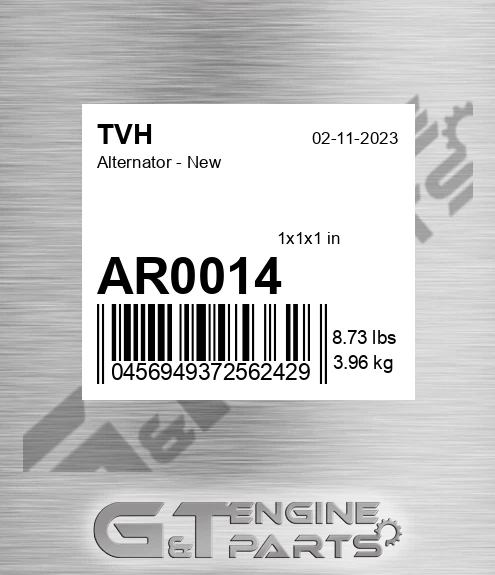 AR0014 Alternator - New