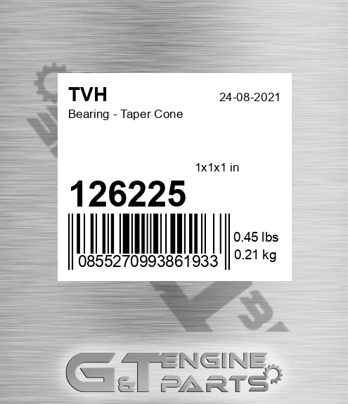 126225 Bearing - Taper Cone