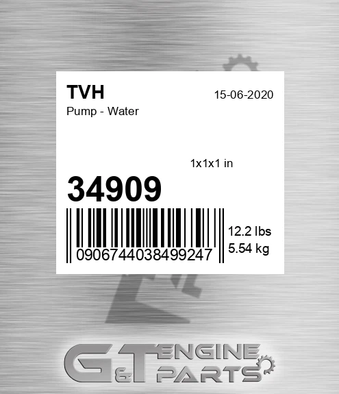 34909 Pump - Water