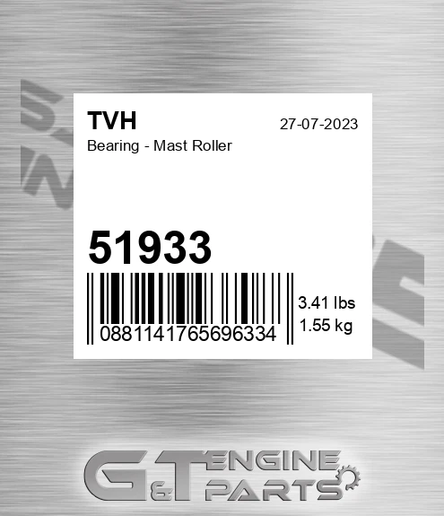 51933 Bearing - Mast Roller