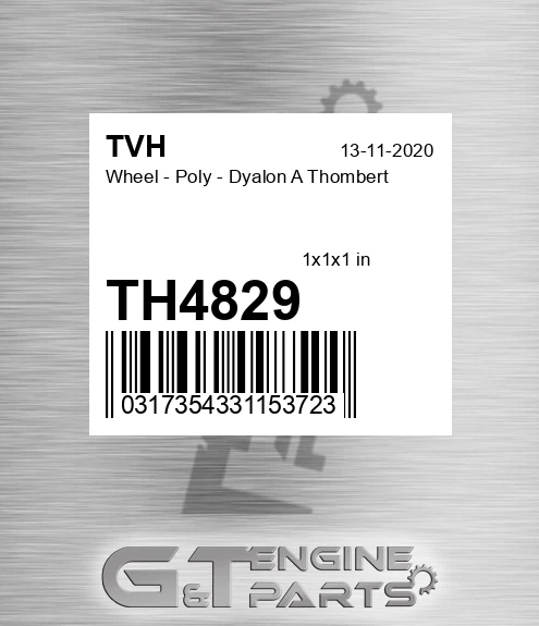 TH4829 Wheel - Poly - Dyalon A Thombert