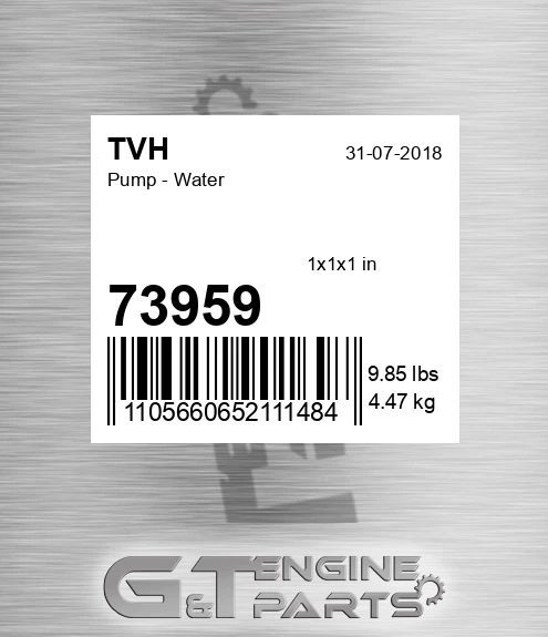 73959 Pump - Water