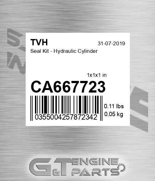 CA667723 Seal Kit - Hydraulic Cylinder
