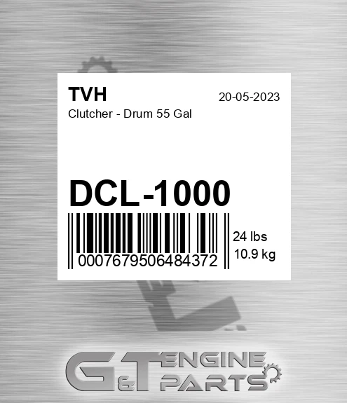 DCL-1000 Clutcher - Drum 55 Gal