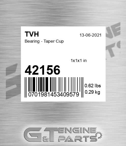 42156 Bearing - Taper Cup