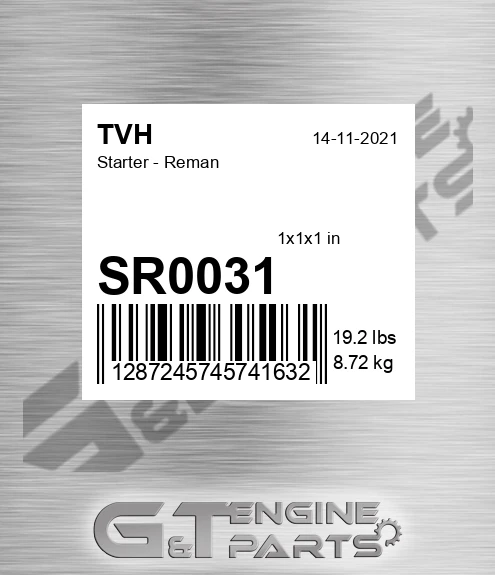 SR0031 Starter - Reman