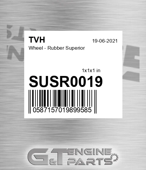 SUSR0019 Wheel - Rubber Superior