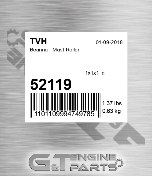 52119 Bearing - Mast Roller