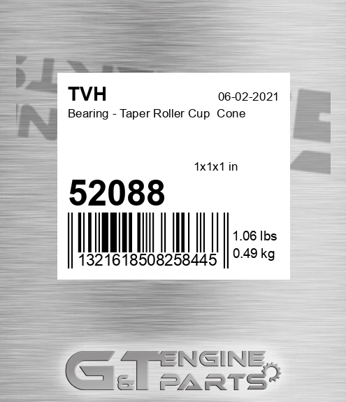 52088 Bearing - Taper Roller Cup Cone