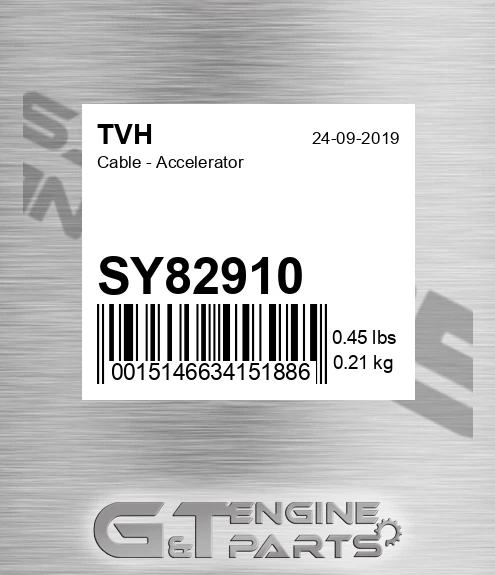 SY82910 Cable - Accelerator