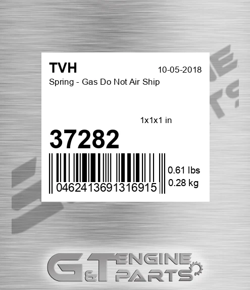 37282 Spring - Gas Do Not Air Ship