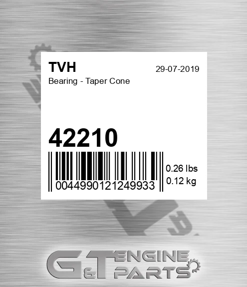 42210 Bearing - Taper Cone