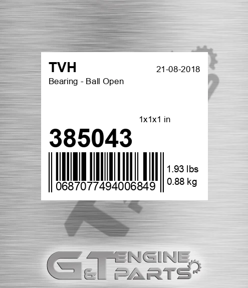 385043 Bearing - Ball Open