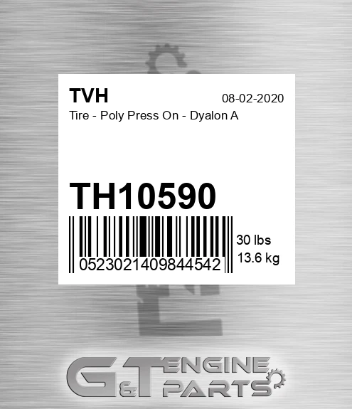 TH10590 Tire - Poly Press On - Dyalon A