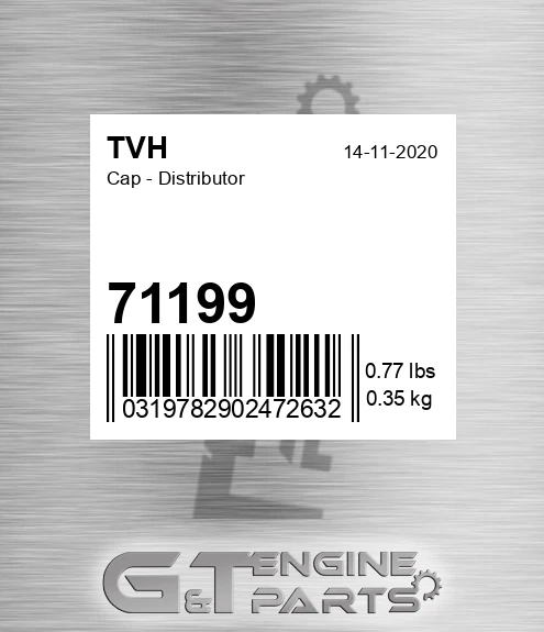 71199 Cap - Distributor