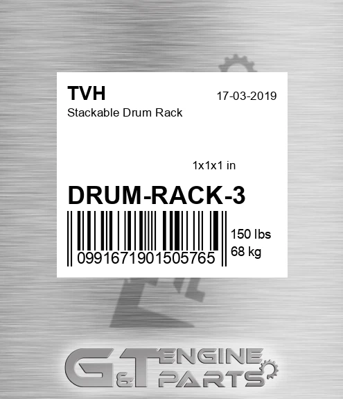 DRUM-RACK-3 Stackable Drum Rack