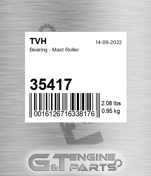 35417 Bearing - Mast Roller