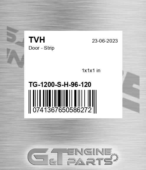 TG-1200-S-H-96-120 Door - Strip