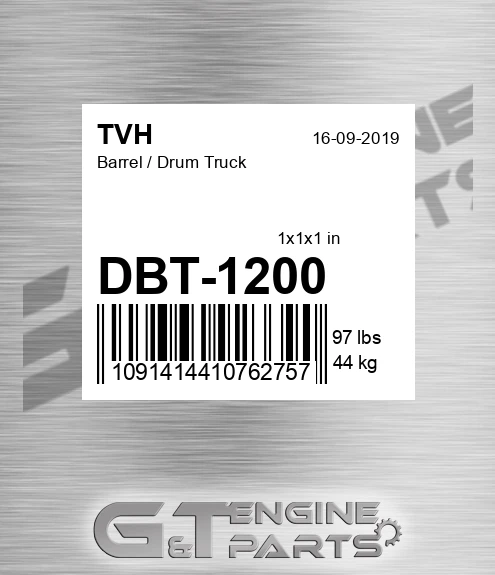 DBT-1200 Barrel / Drum Truck