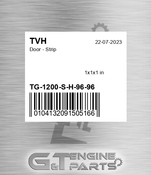 TG-1200-S-H-96-96 Door - Strip