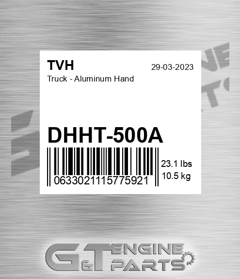 DHHT-500A Truck - Aluminum Hand