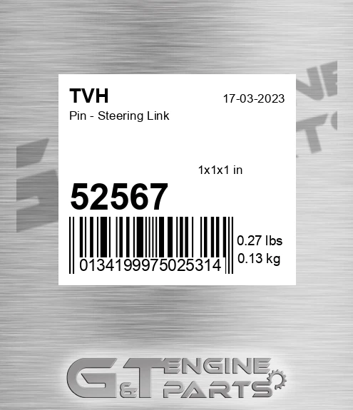 52567 Pin - Steering Link