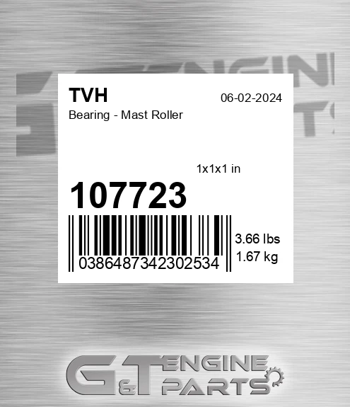 107723 Bearing - Mast Roller