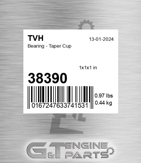 38390 Bearing - Taper Cup