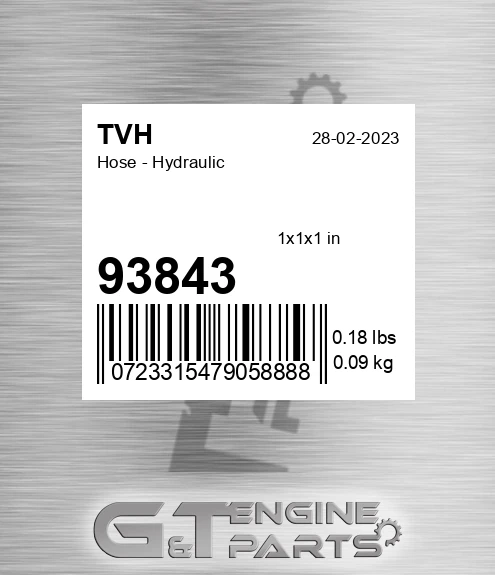 93843 Hose - Hydraulic