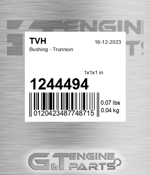 1244494 Bushing - Trunnion