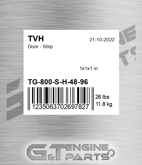 TG-800-S-H-48-96 Door - Strip
