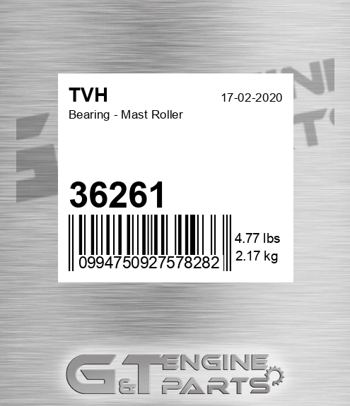 36261 Bearing - Mast Roller