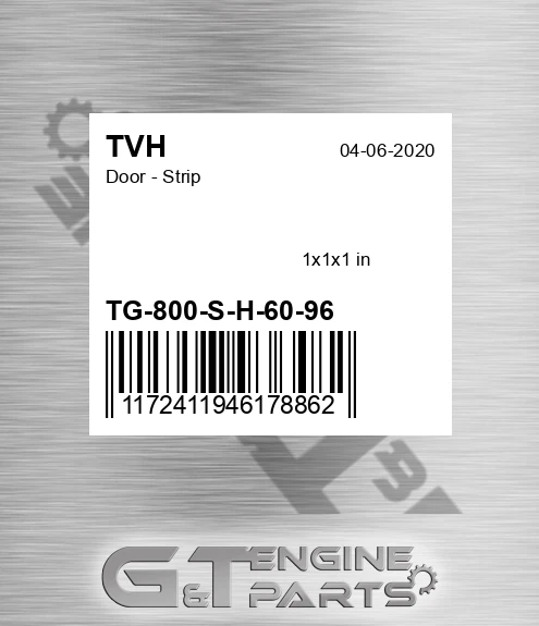 TG-800-S-H-60-96 Door - Strip