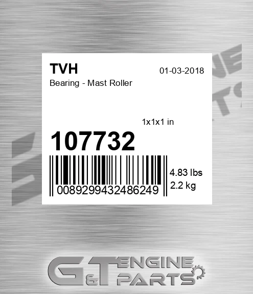 107732 Bearing - Mast Roller